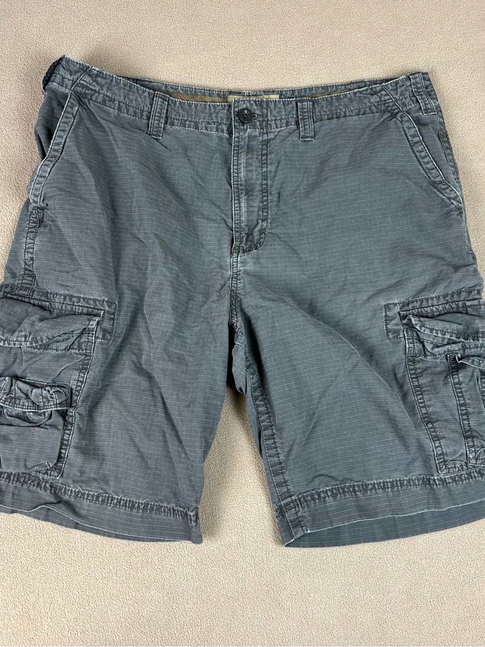 Sonoma Life Style Cargo Shorts, Grey, 100% Cotton. Work, Travel. Men's Sz 38